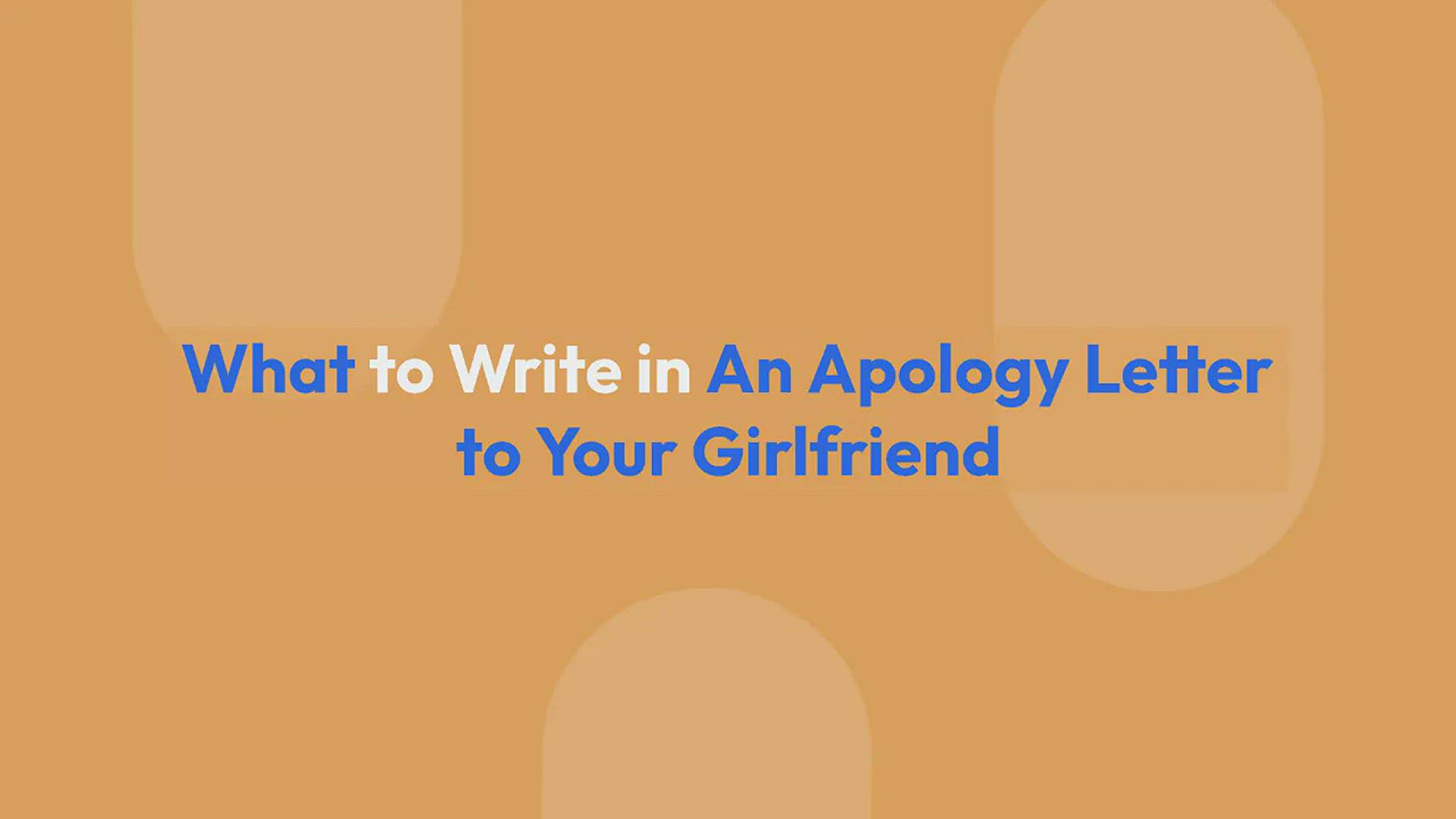 'Video thumbnail for The Necessary Apology Letter to Your Girlfriend'