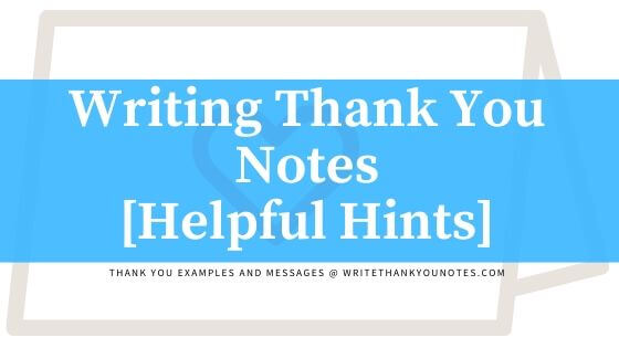 Etiquette: Helpful Hints for Writing Proper Thank-You Notes