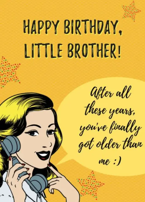 Happy Birthday Wishes to a Younger Brother [Sentimental to Funny]