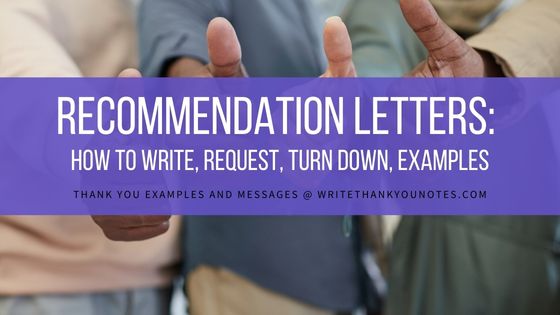 Recommendation Letters: How to Write, Request, Turn Down, Examples