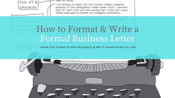 How to Format & Write a Formal Business Letter