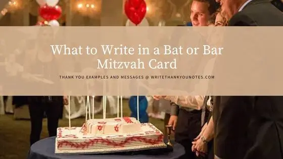 What to Write in a Bat or Bar Mitzvah Card