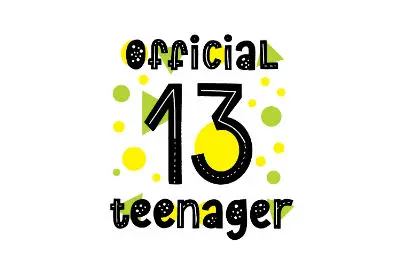official 13 teenager