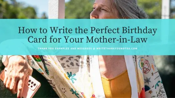 How to Write the Perfect Birthday Card for Your Mother-in-Law: Examples