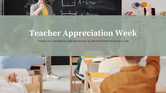Ideas for Teacher Appreciation Week