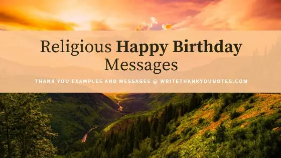 Religious Happy Birthday Wishes: Christian Examples