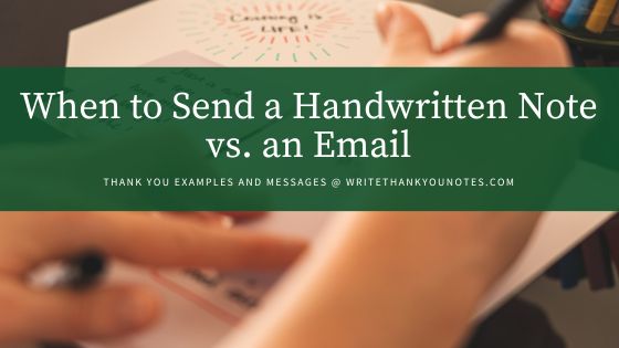 10 Tips for Writing the Perfect Thank-You Note